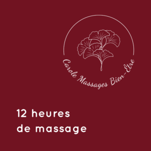 Carte cadeau Forfait 12 heures de massage