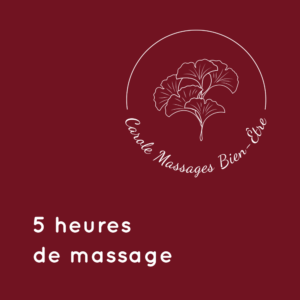 Carte cadeau Forfait 5 heures de massage